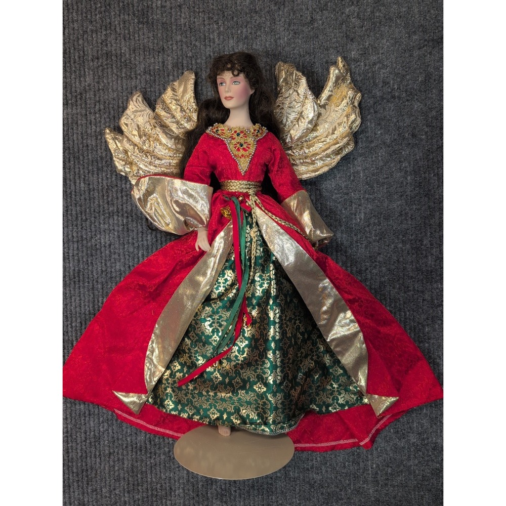 Franklin Mint Heirloom Porcelain Doll 1988 "Noel Angel of Christmas"